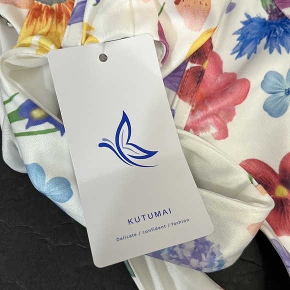 NWT Kutumai floral bustier zip up - Picture 4 of 8